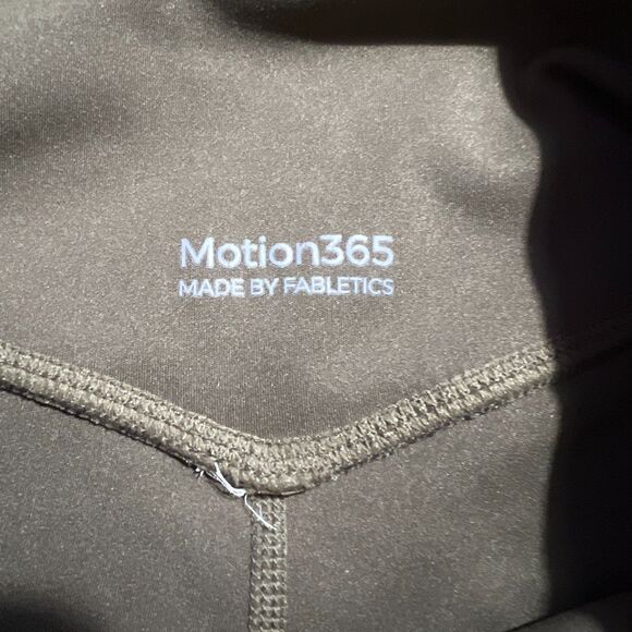 Fabletics Anywhere Motion365 Women's Small High-Waisted Moto 7/8  Leggings Green - Picture 6 of 8